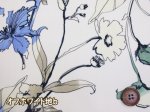 画像2: ボタニカルデザイン　フラワー・花柄　60タイプライター生地 (2)