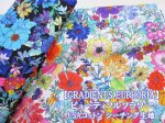 画像1: GRADIENTS EUPHORIA moda　ビューティフルフラワー　フラワー・花柄　USAコットン　シーチング生地 (1)