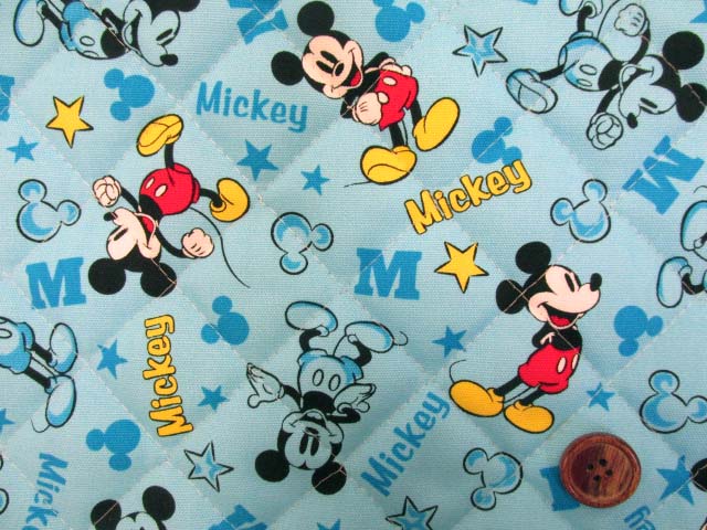 USA製　Disney ミッキーマウス柄　生地